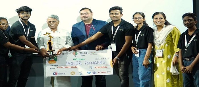 Won first prize with cash prize of Rs.1,00,000/ in Smart India Hackathon 2023 held at Forge, Coimbatore, Tamil Nadu