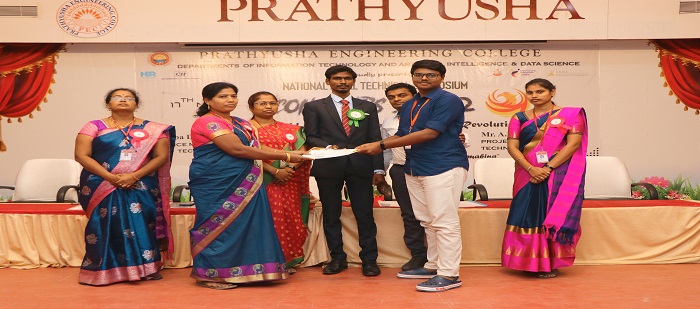 Mr. T. Nambiraja has won the First place in Web Design- Contest conducted by Concours 2K22
