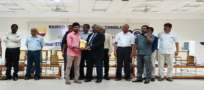 ISTE Award 2022 - Mr. Yadlapalli Venkata Lalith Kumar